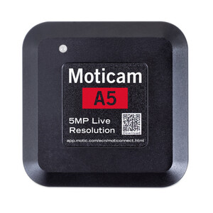 Motic Kamera A5, color, sCMOS, 1/2.8", 2µm, 30fps, 5MP, USB 2.0