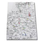 100 alfinetes de cabeça esférica, azul-claros