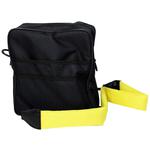 A protective carrying case and a floating shoulder strap are included in delivery.