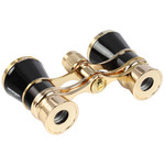 The opera glasses come with an elegant leather bag and a cleaning cloth.