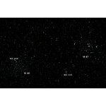 Région d'amas d'étoiles ouverts avec la nébuleuse planétaire NGC2438 dans le ciel d'une nuit d'hiver. Pris avec le Skywatcher 150/750 NEQ-3 avec une commande sur les 2 axes (c) Andreas Koch