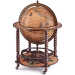 When closed, the bar presents itself as a fine globe.