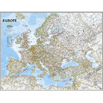 National Geographic Kontinent-Karte Europa politisch, laminiert