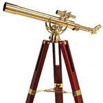 Omegon Telescópio de latão MT 60/700 28x