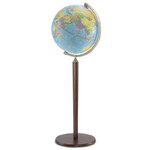 Globe sur pied Zoffoli Vasco da Gama Blue metallico 40cm