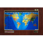 Geochron Original Kilburg in Mahagoni Echtholzfurnierausführung und goldfarbenen Zierleisten