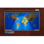 Geochron Original Kilburg in Mahagoni Echtholzfurnierausführung und schwarzen Zierleisten