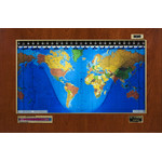 Geochron Original Kilburg in Kirsch Echtholzfurnierausführung und goldfarbenen Zierleisten