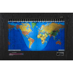 Geochron Original Kilburg in Schwarz-Eiche Echtholzfurnierausführung und schwarzen Zierleisten