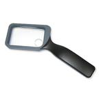 Carson 2X (85 x 50 mm) magnifying glass with handle and 8x spot
