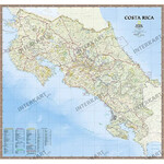 National Geographic Mappa Carta del Costa Rica
