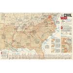 National Geographic Map Amerik. civil war