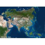 Planet Observer Kontinent-Karte Kontinentkarte Asien