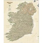 National Geographic Landkarte Irland laminiert