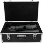 The binoculars come in a sturdy carrying case with form-fitting cut-outs.