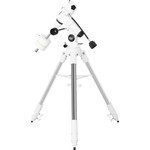 The mount plus stainless steel tripod forms a stable platform for your optics.