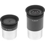 The 10mm and 25mm eyepiece set you up for your first observing.