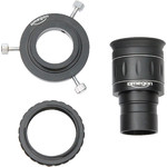 To use your Cronus eyepiece on a camera, you will need only this adapter and a T2 ring (not included in delivery).