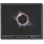 Póster Total Solar Eclipse 1999, firmado a mano