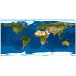 Poster A Terra Vista do Espaço- laminada