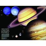 National Geographic Póster Sistema Solar (cartel de dos caras)