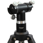 Die Montierung ist für jedes Teleskop mit GP-Prismenschiene geeignet. Der Doppelarm nimmt bis zu zwei Teleskope gleichzeitig auf.