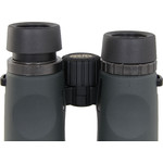 Für Brillenträger geeignete Augenmuscheln, die durch einfaches Drehen an den optimalen Augenabstand angepasst werden können.