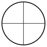 Motic , Strichplatte Fadenkreuz (Ø25mm)