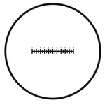 Motic Strichplatte Skala (10mm in 100 Teilen), (Ø25mm)