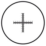 Motic Strichplatte Fadenkreuz mit doppelter Skalierung (10mm in 100 Teilen), (Ø25mm)