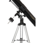 The big plus - you get an equatorial mount with this telescope. The slow-motion controls keep astronomical objects easily centred within the field of view - let your family enjoy observing the Moon.
