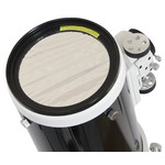 The Omegon solar filter fits onto the lens like so. Now everything is ready for your solar observing.