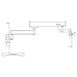 Motic Gelenkarm-Stativ  Flexarm-Stativ (mit Grundplatte), Säule Ø 32mm