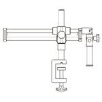 Motic Gr. Horizontalarm-Stativ, Säule Ø 32mm, m. Tischklemme