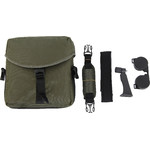 It's all there - a sturdy, padded nylon bag with strap, dust cap and tripod adapter.