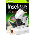 Omegon Stereomikroskop StereoView, 80x, LED, Insekten-Set