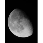 La Luna ripresa con un adattatore Easypic e un telescopio Omegon Dobson 8