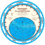 Omegon Carta de estrelas Planisfério 25cm / 40°