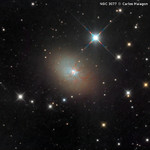 NGC 3077, ripresa con un telescopio Omegon RC