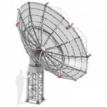 Radio2Space Advanced Radio Telescope Spider 500A with waterproof mount