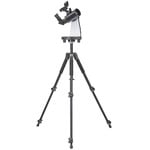 No table for the telescope nearby? The mount can also be easily fixed onto a tripod.