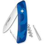 SWIZA Knives C01 Swiss Army Knife, LIVOR Camo Urban Blue