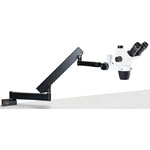 Euromex Zoom-Stereomikroskop NZ.1703-AP, NexiusZoom EVO, 6.5x to 55x Gelenkarm m.Tischklemme, o. Beleuchtung, trino