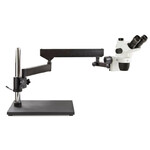 Euromex Zoom-Stereomikroskop NZ.1703-A, NexiusZoom EVO, 6.5x to 55x, articulated stand, w.o. illumination, trino