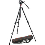 Manfrotto Carbon-Dreibeinstativ MVH500AH,755CX3 mit Fluid-Videoneiger