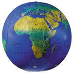 Replogle Inflatable globe topographical, 58cm