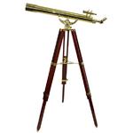 The telescope sits on an exquisite mahagony tripod, extendable to 140cm.