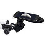 The adapter lets you position your smartphone precisely over the eyepiece.