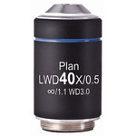 Motic Obiettivo LWD PL, CCIS, plan, achro, 40x/0.5, w.d.3.0mm (AE2000)