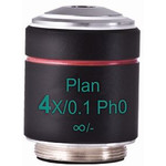 Motic Obiettivo PL Ph, CCIS, plan, achro phase 4x/0.10, w.d.12.6mm Ph0 (AE2000)